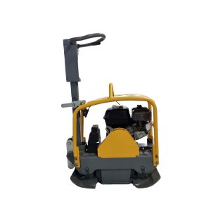 Atlas Copco LG160 vibrationsplatta, vikt 161 kg, idealisk för mindre markarbeten och trädgårdsprojekt.